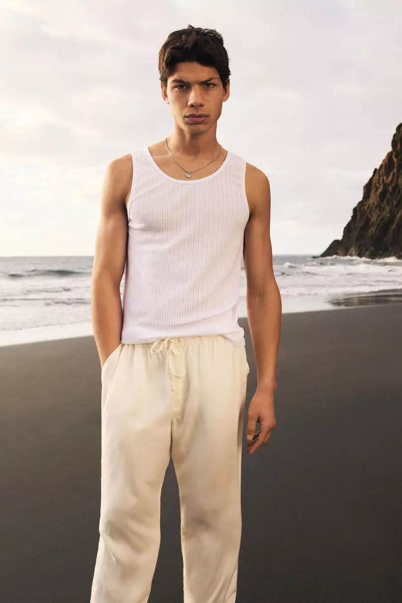 Pyjama vest top and bottoms