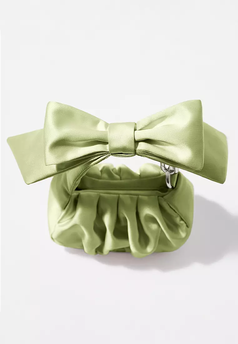 Satin-Bow Nano Bag