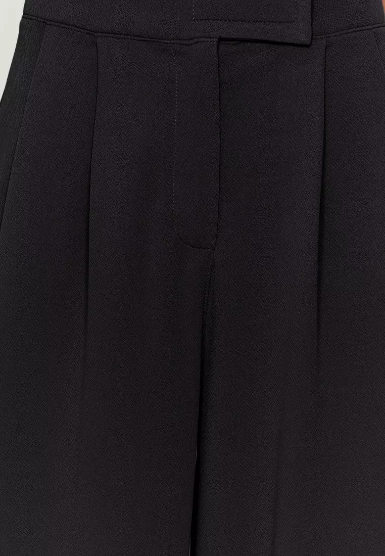 High Waist Wide Leg Trousers