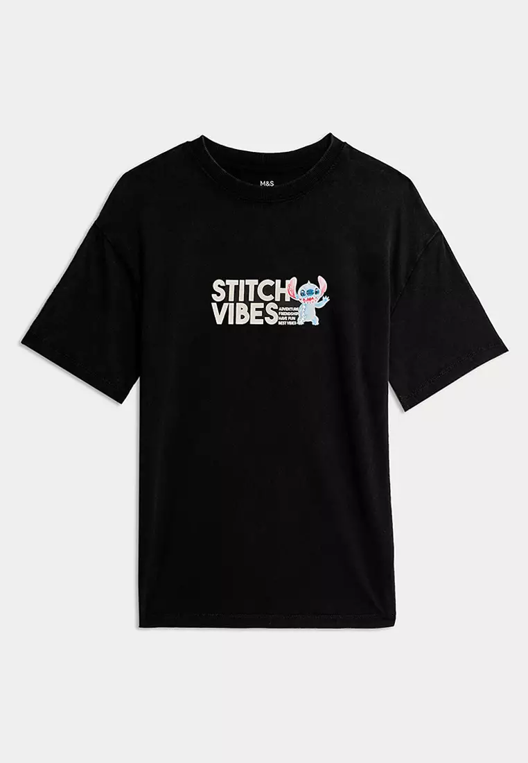 Pure Cotton Lilo And Stitch T-Shirt