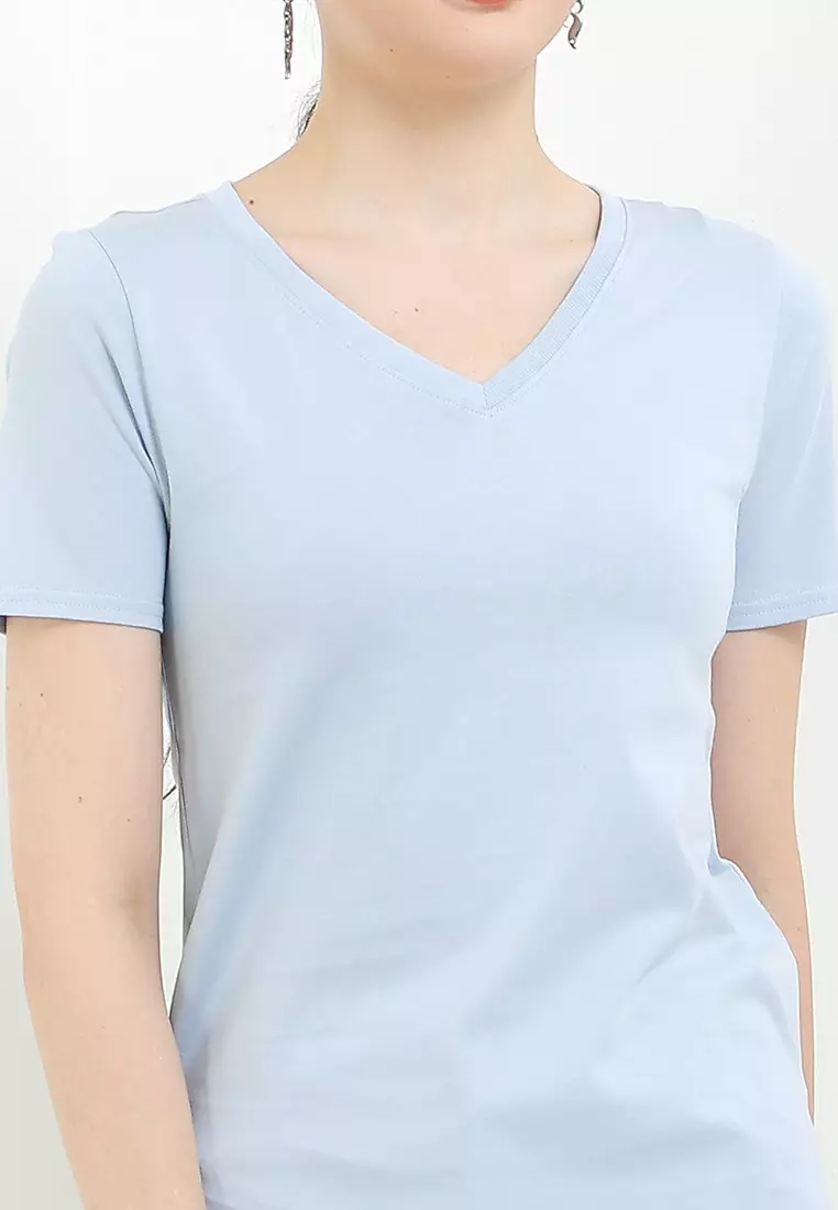 Giordano Women's V Neck Tee  0532538031