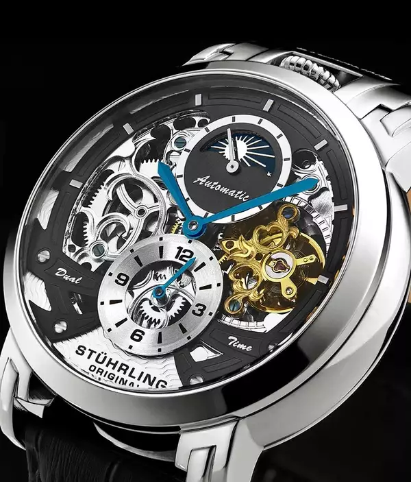 Jam Tangan Pria Automatic Stuhrling Menai 906-02 47mm