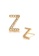 Atrireal gold ÁTRIREAL - Initial "Z" Zirconia Stud Earrings in Gold 1D237ACE84A417GS_1