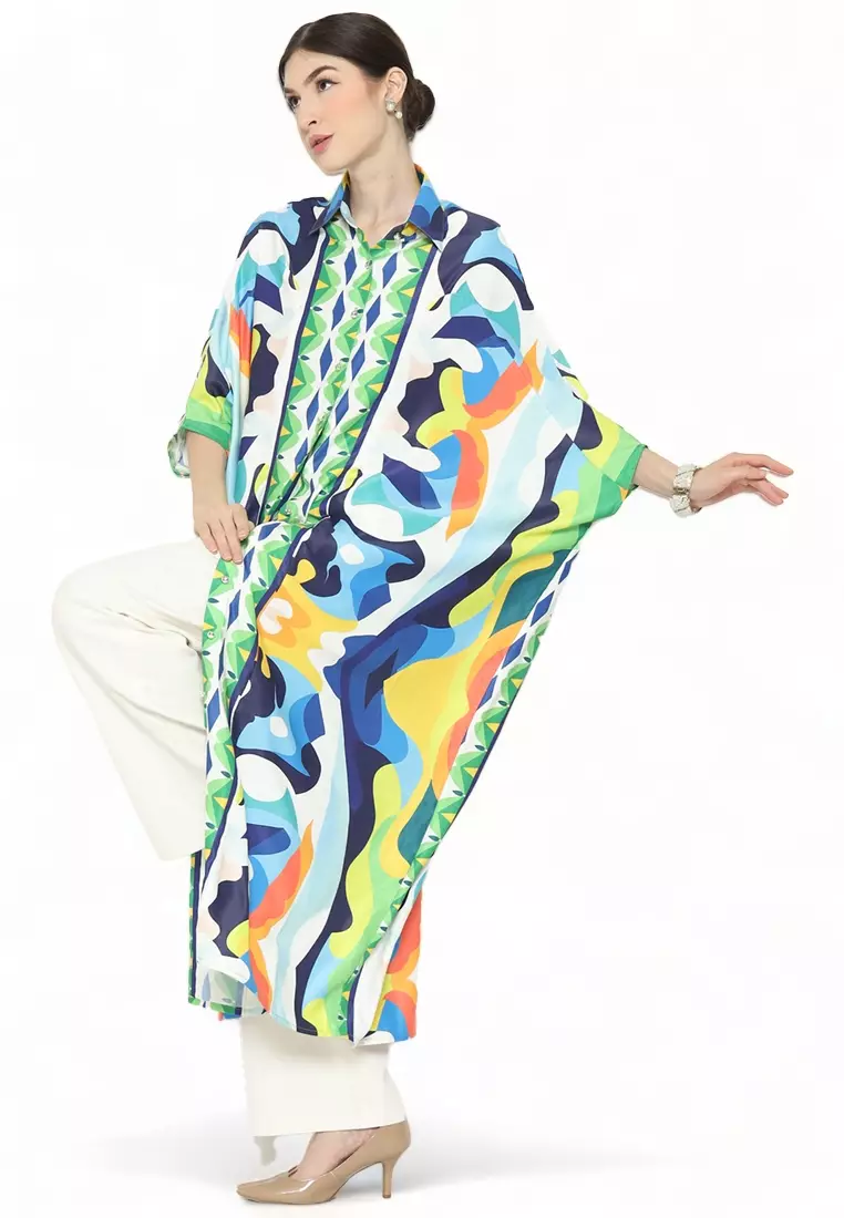 Kanzi Collared Kaftan
