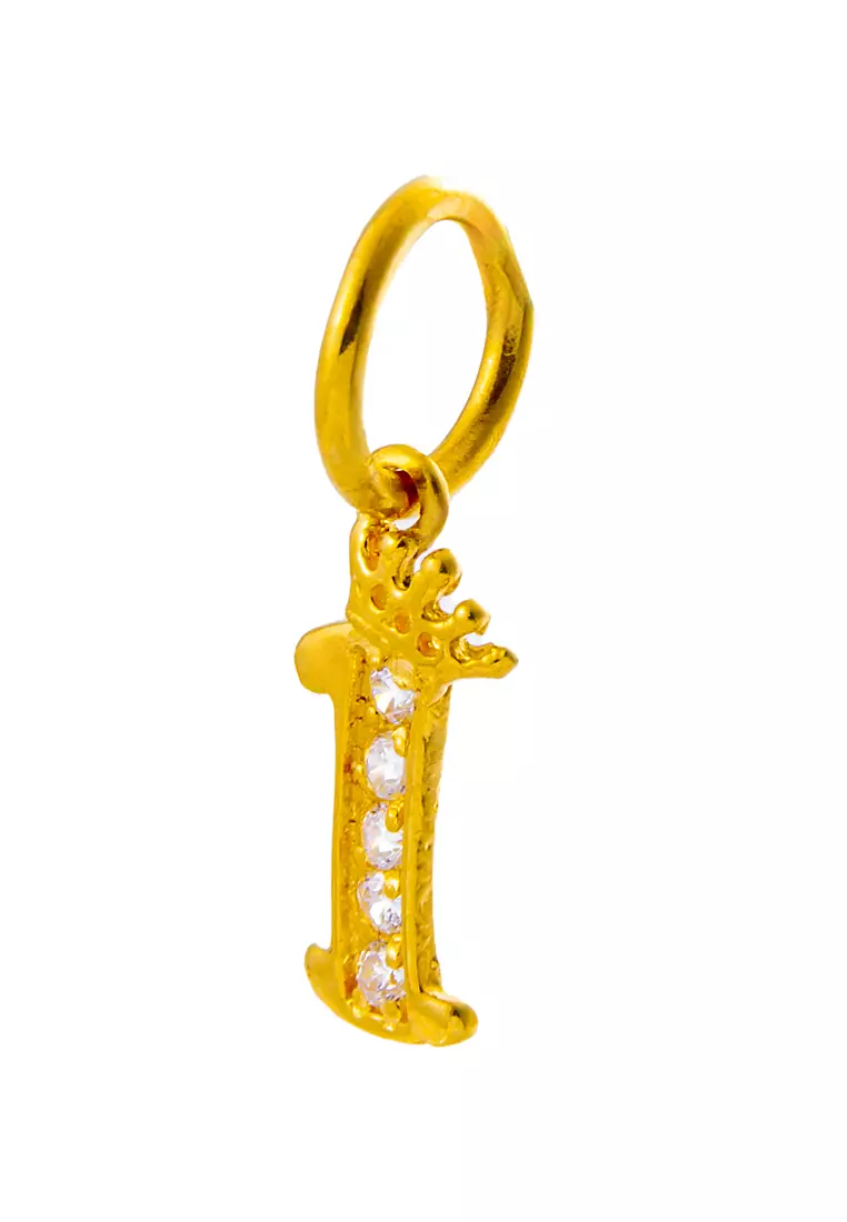 LITZ 916 (22K) Gold Number Charm GP0601-0.74g+/- (0)