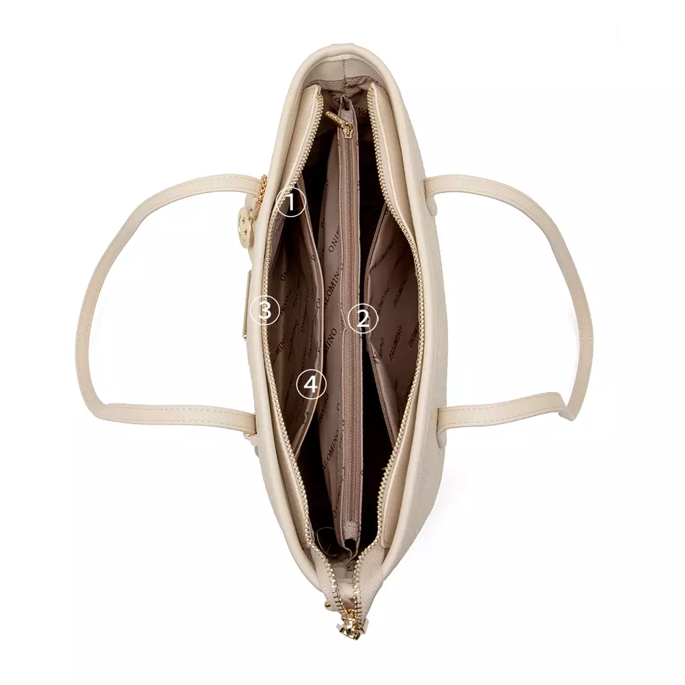 Palomino Belmora Totebag Wanita Warna Cream