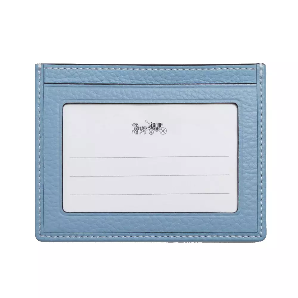Jual Coach Coach Slim ID Card Case In Signature Chambray Light Blue Original 2024 ZALORA