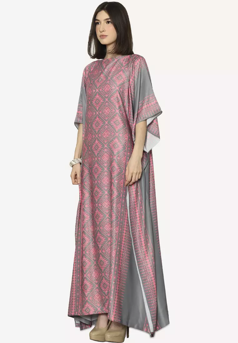 Kanzi Exclusive Short Sleeve Songket Kaftan