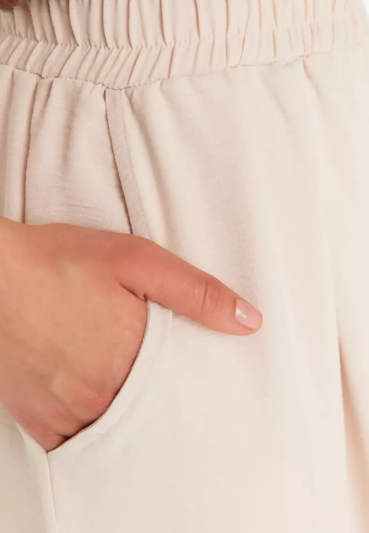 Plus Size Wide Leg Trousers