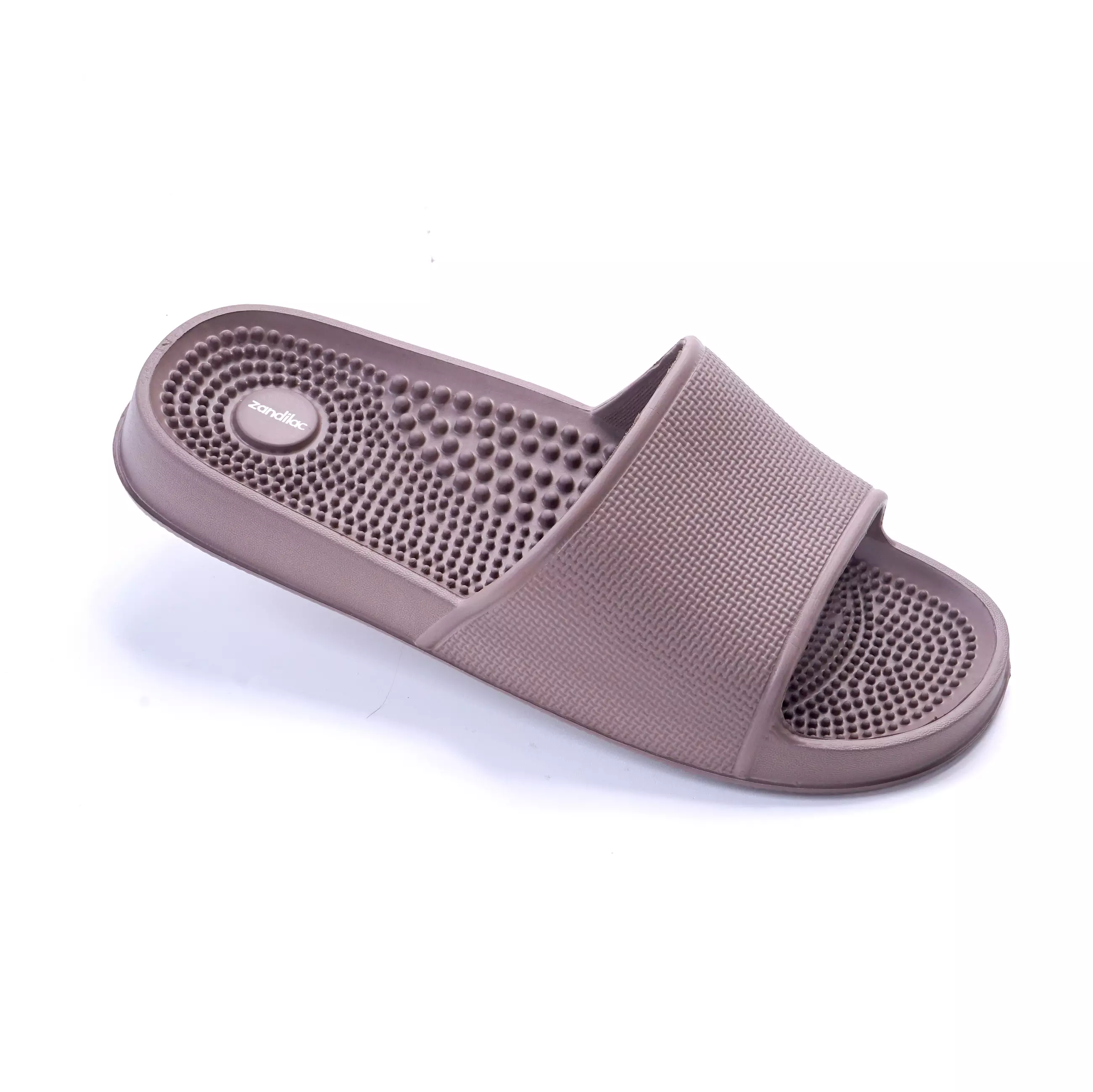 ZANDILAC - SANDAL LAKI DEWASA CH122085LD - COKLAT TAUPE full karet