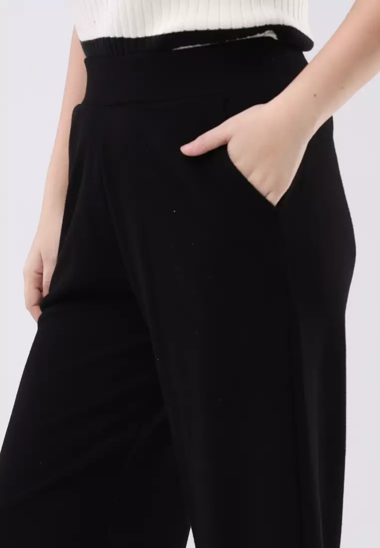 Knitted Wide Leg Pants
