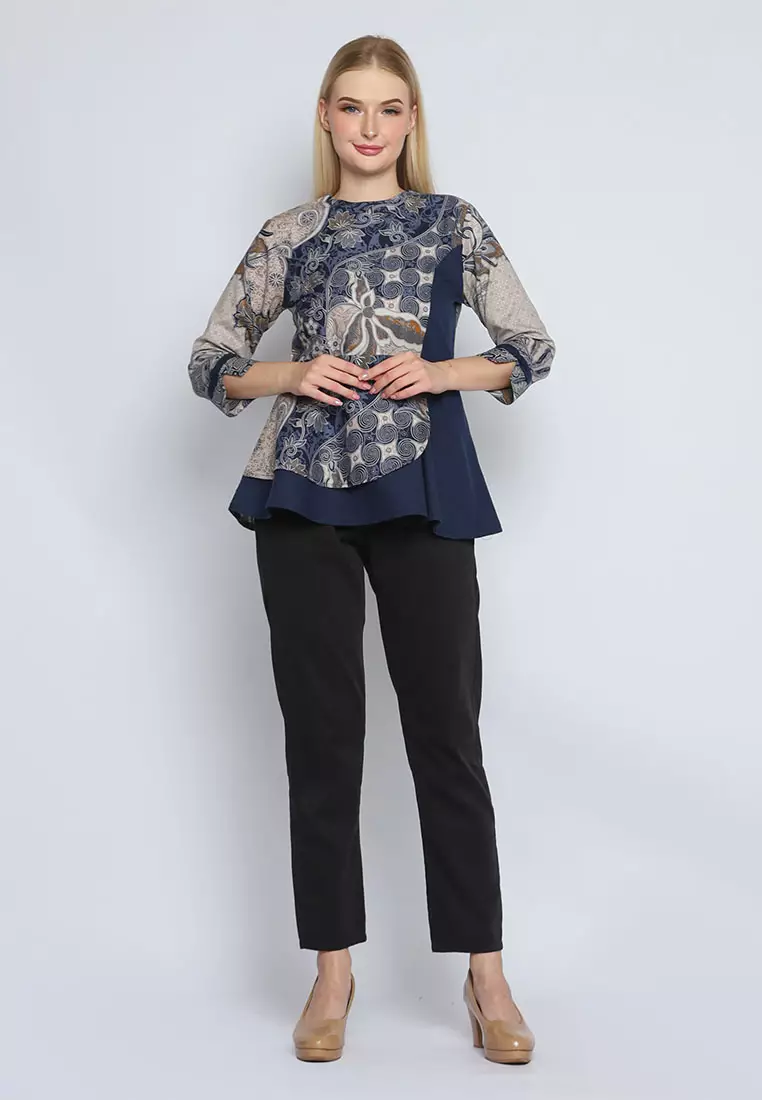 My Aksa Batik Wanita Blouse Willa Wesley