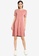 Vero Moda pink Short Sleeved Dress E9D72AA1061698GS_3