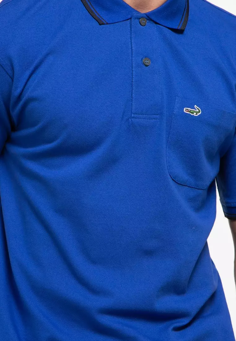 Crocodile COLE Cobalt Baju Kaos Kerah Pria Men Polo Original Relax fit