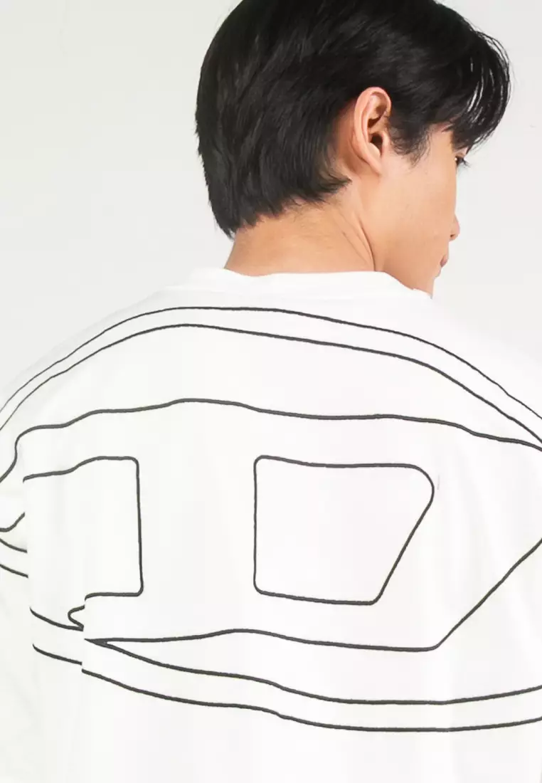 Oversized T-Shirt with Oval D Logo
