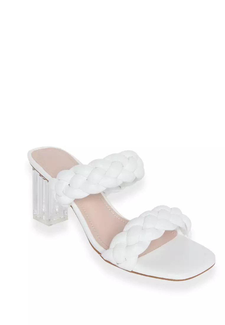 AMANDA J2287-6 HEELS SANDAL WHITE