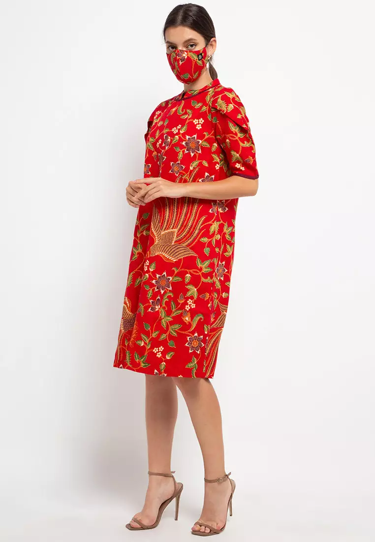 Tiara Dress Viscs Peksi Sinanding Bunga Kc 30