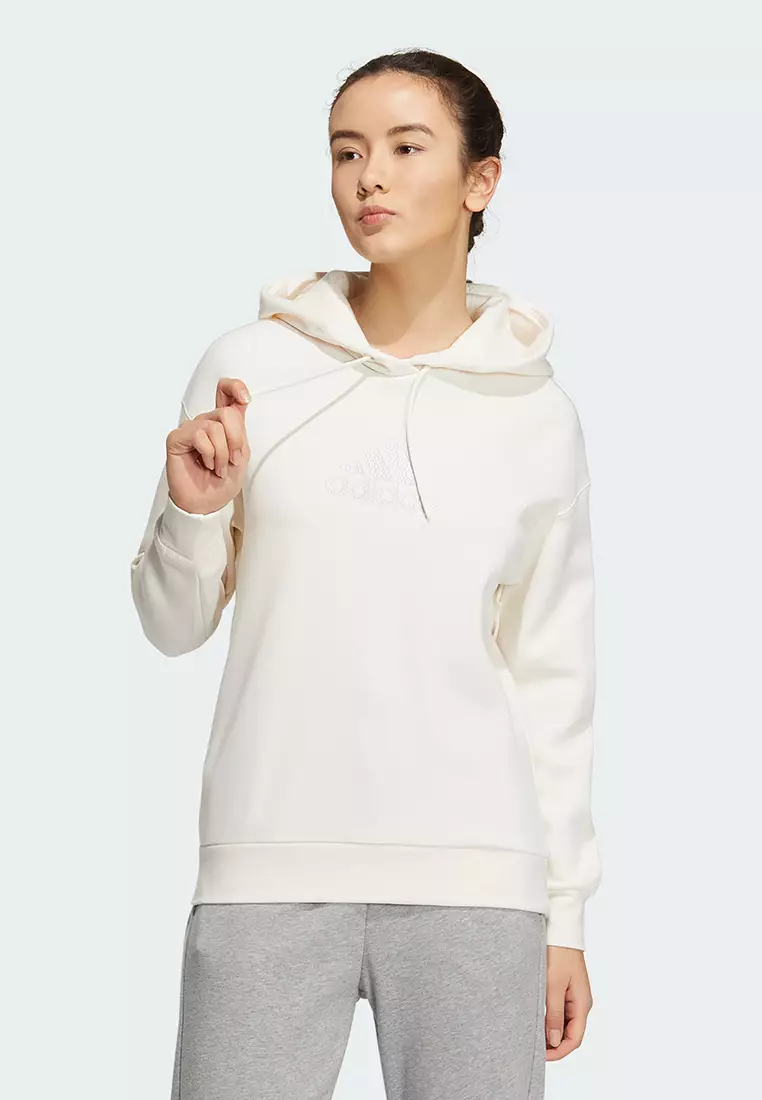 Adidas women's must haves badge of sport hoodie deals