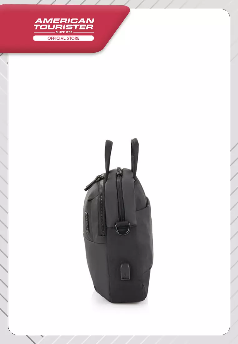 American Tourister Zork Briefcase AS - Black