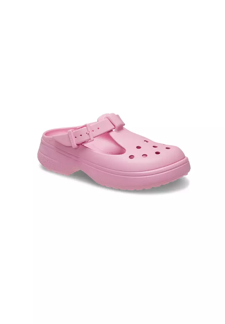 Discount on Crocs  shoes - SKU: Crocs Classic Mary Jane Clog in Pink Tweed