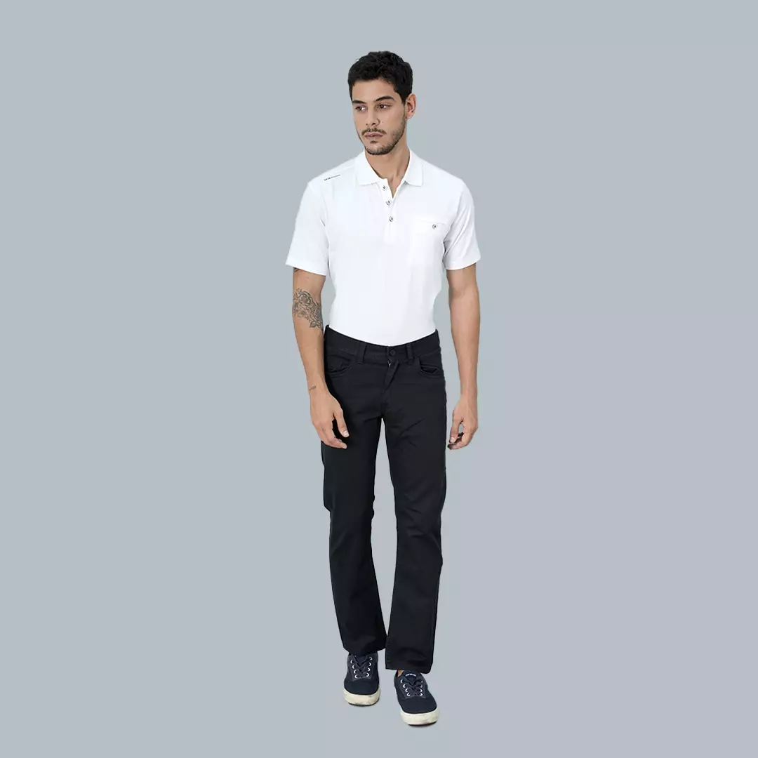LGS - Celana Panjang Chinos - Double Pocket - Hitam - Regular Fit - CCT.787.054.003.C