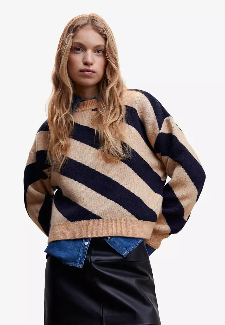 Buy Mango Striped Sweater 2025 Online ZALORA Philippines