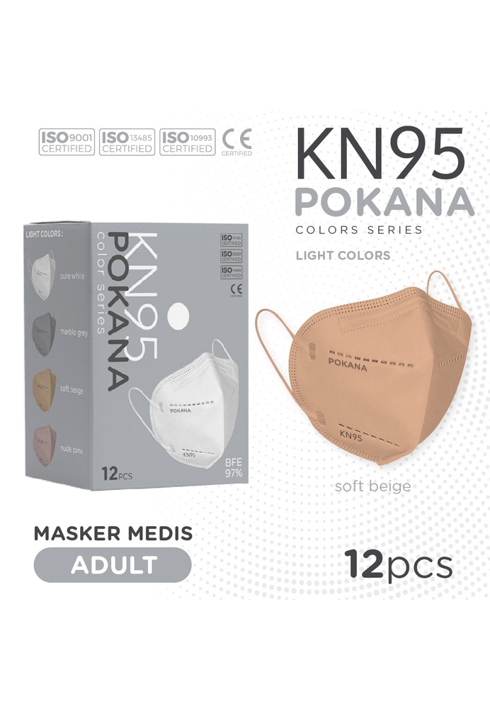 Promo POKANA KN95 6-ply Earloop Surgical Face Mask Kids 