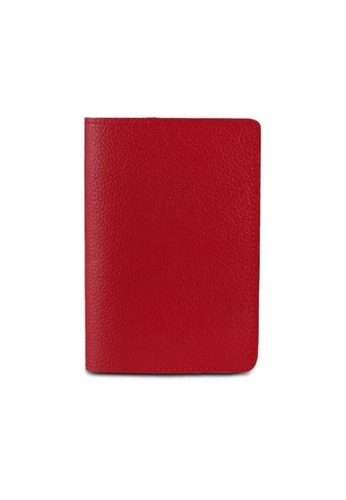 MIAJEES LEATHER red Passport Cover  189CCAC2918E2BGS_1