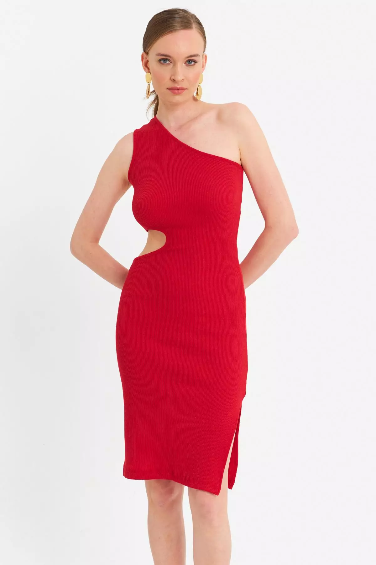 Asymmetrical Mini Dress