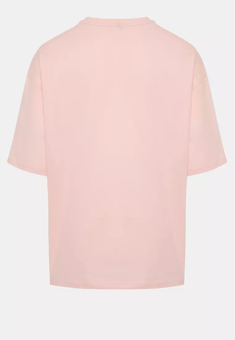 Powder Oversize/Wide Cut Basic 100% Cotton T-shirt TMNSS22TS0318