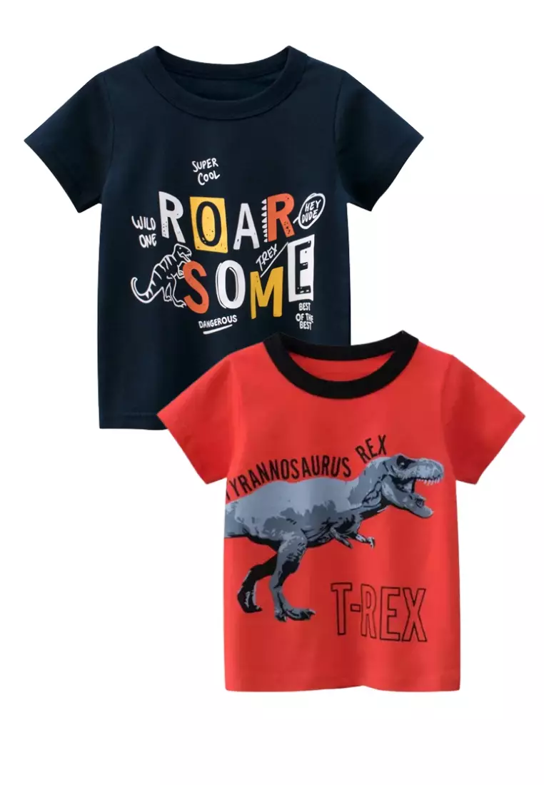 Buy Yabyab Dinosaur T-Shirt 2 Pack 2023 Online | ZALORA Philippines
