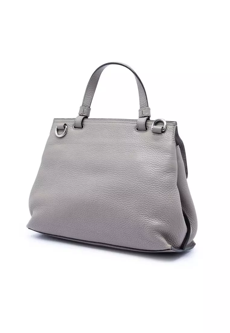 Pre-Loved Gucci Small Leather Bamboo Daily Satchel