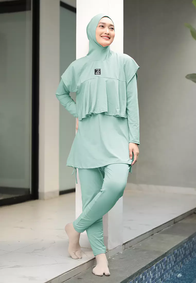 Baju Renang Muslimah Cetta Basic Swimwear Bigsize