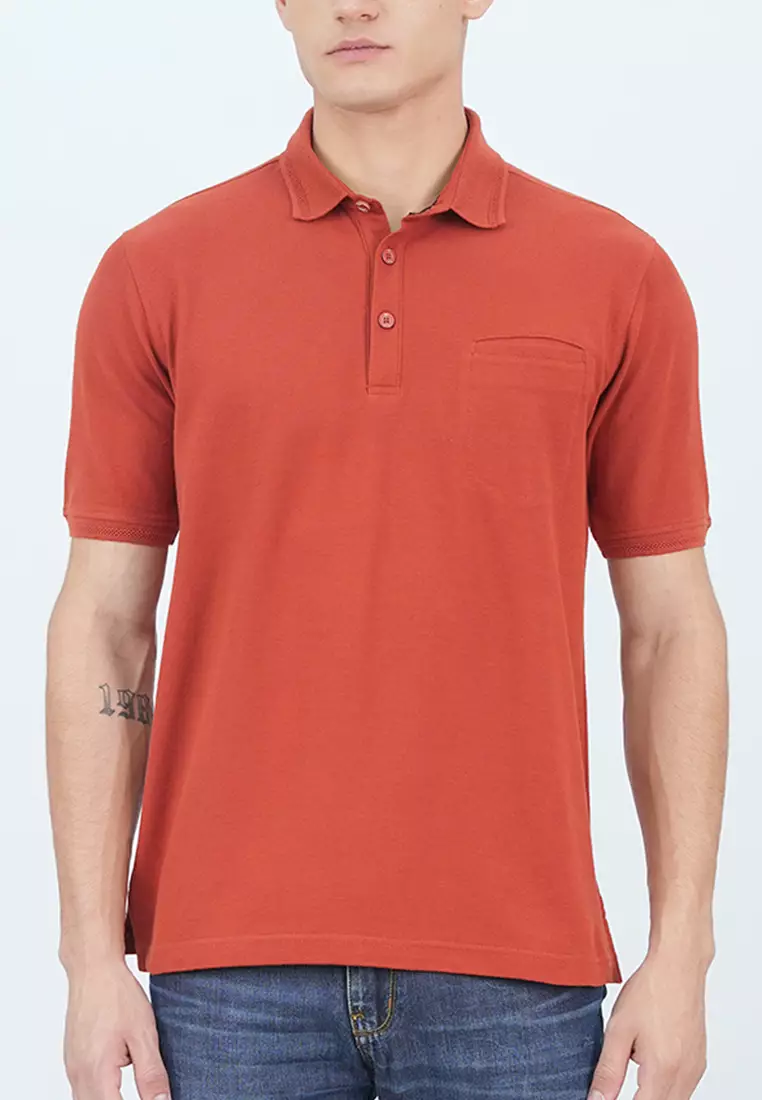 LGS - Vilano Collection - Kaos Polo Casual Pria - Lengan Pendek - Kerah Wangky  - Slim Fit - JWS.325.C3535F