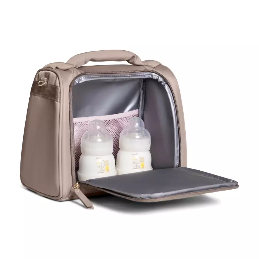 Jujube Insulated Bottle Cooler Bag - Premium Tas TOTEBAG Perlengkapan Bayi ASI Waterproof - Black