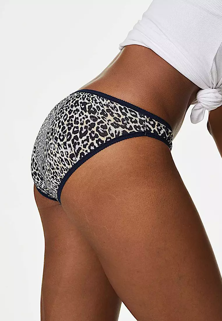 5pk Cotton Lycra™ Bikini Knickers