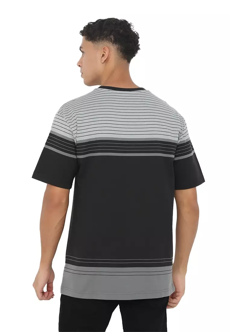 POLICE T-Shirt Salur Bordir Cotton Premium Tebal Pria