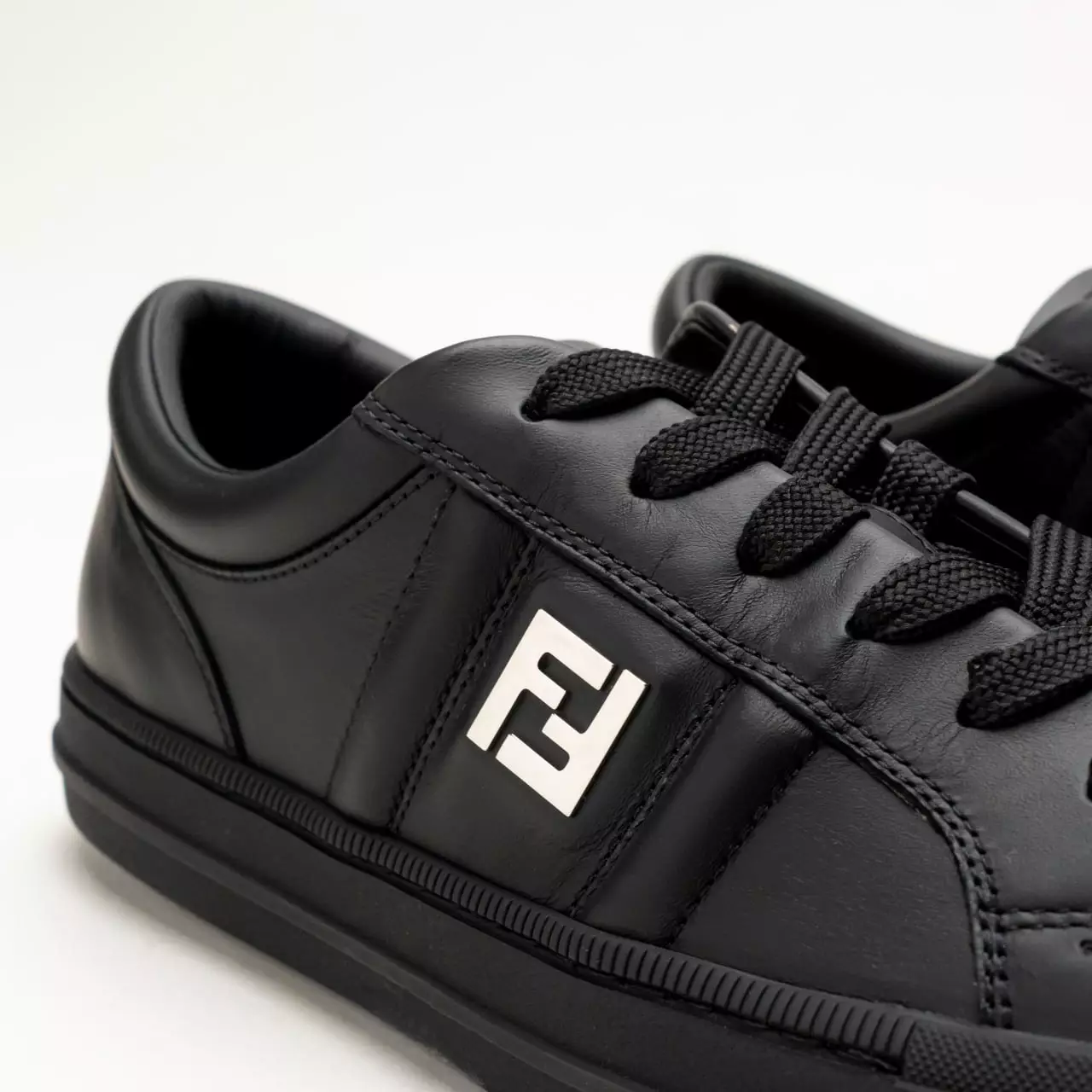 Domino Black Fendi Shoes Fendi Fendi Flow Low Top Sneakers In