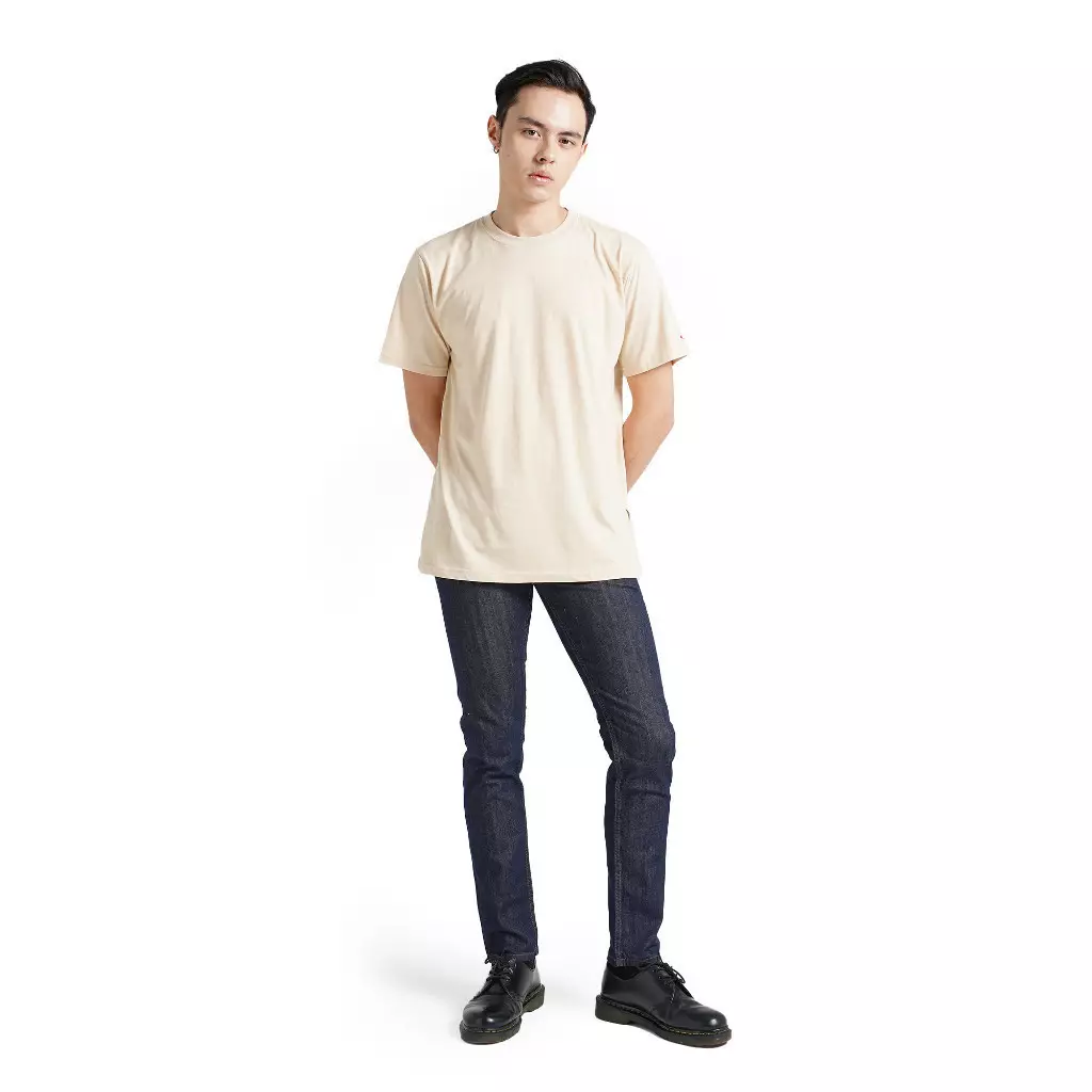 Lee Cooper T-Shirt Basic Regular Tee Cream