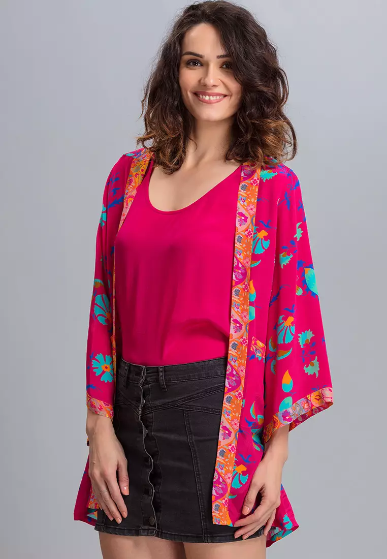 Fuschia shrug hot sale