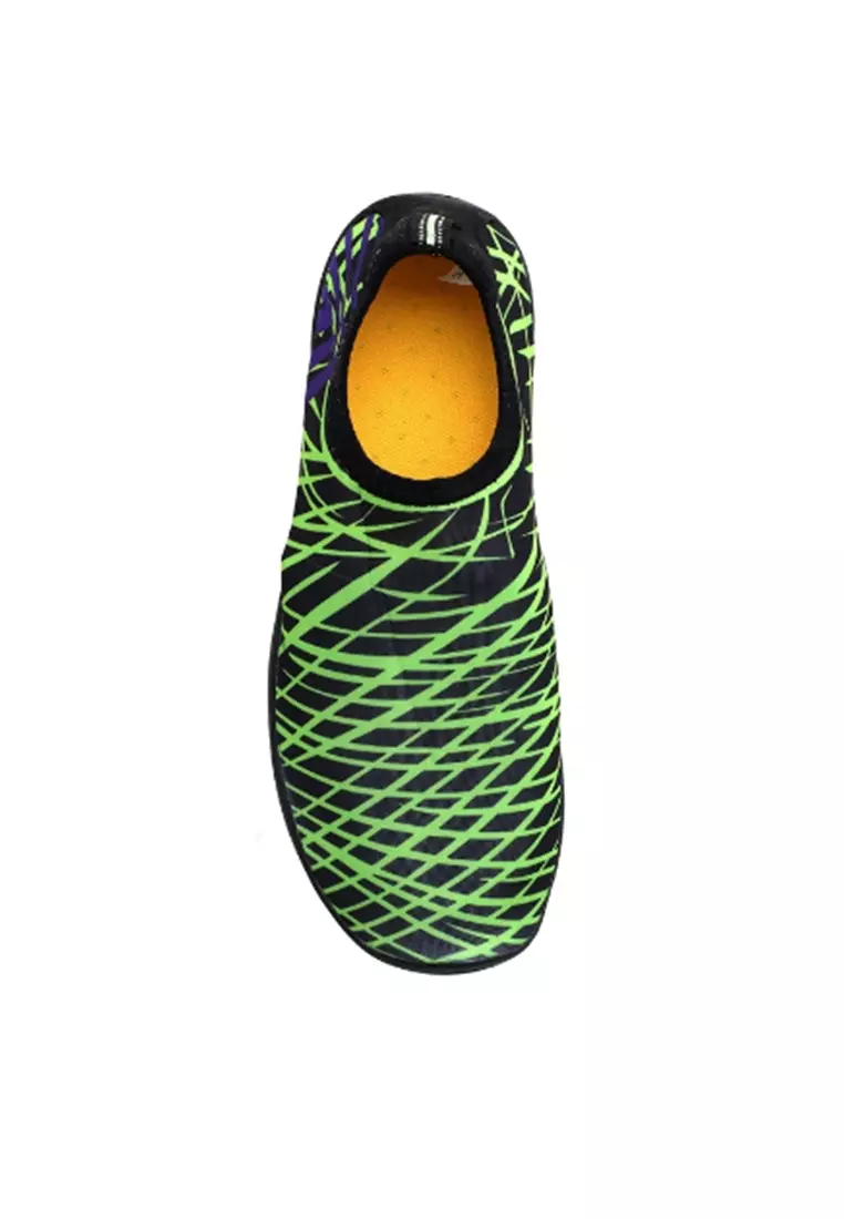 Dalbert Sepatu Pantai Slip On Pria Aqua Beach Slippers Size 38 Material Stretch Fabric ORIGINAL - Green