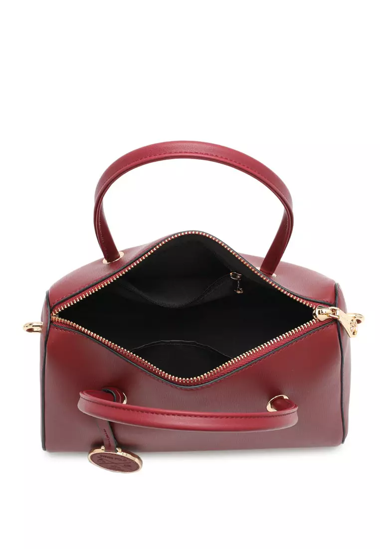 Women's Top Handle Bag / Sling Bag / Crossbody Bag (Tas Selempang / Tas Tangan) - Merah