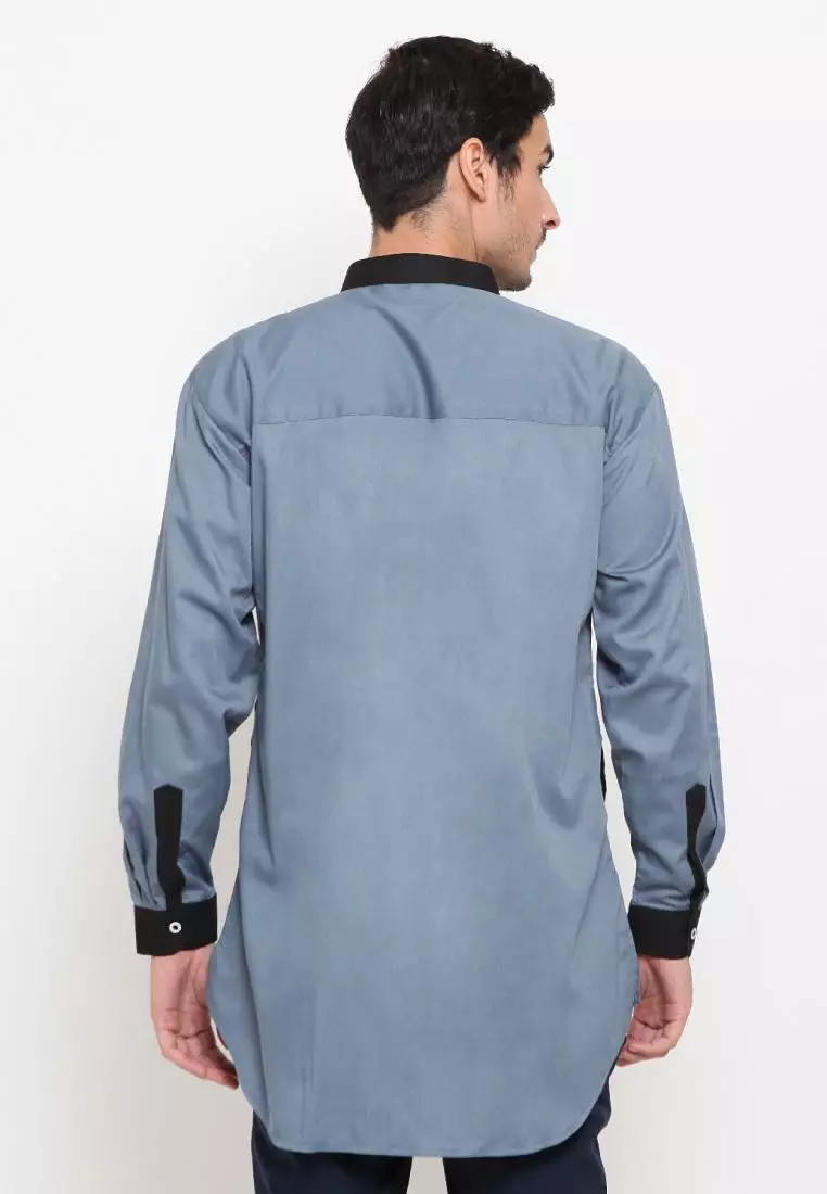 Zayidan Baju Koko Gamis Muslim Pria Ghafar - Abu