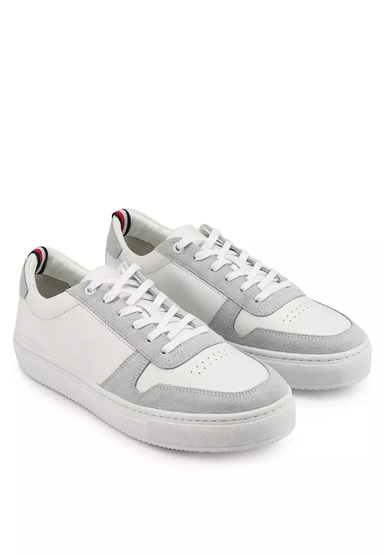 Tommy hilfiger corporate leather mix sneaker sale