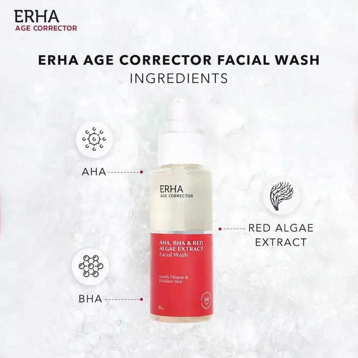 ERHA Twinflame Age Corrector Facial Wash 90ml - Sabun Wajah Anti Aging