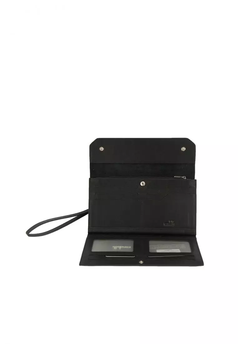 Jual Condotti Condotti Travel Wallet 94049 Black Original 2026 | ZALORA ...