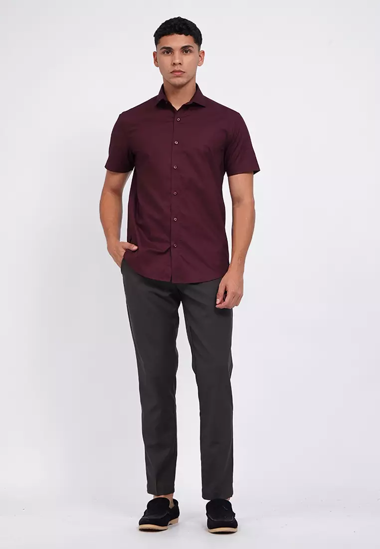 Jual Executive Slim Fit Basic Formal Pants Original 2026 | ZALORA ...