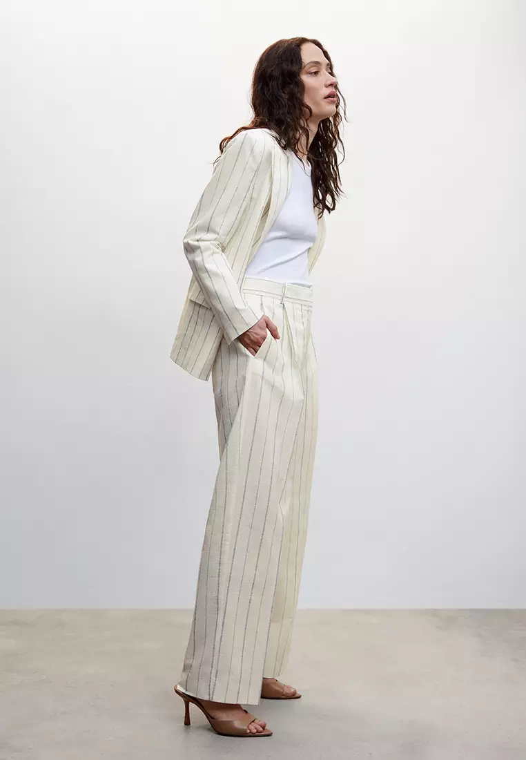 Striped Suit Trousers