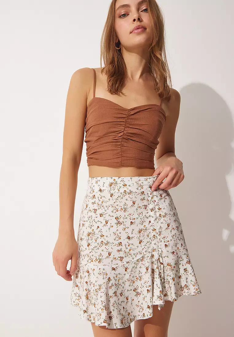 Buy Happiness Istanbul Floral Mini Skirt 2024 Online | ZALORA Singapore