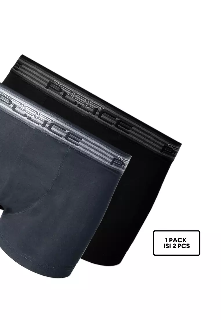 POLICE Celana Dalam Boxer Cotton Spandex Premium Pria Big Size